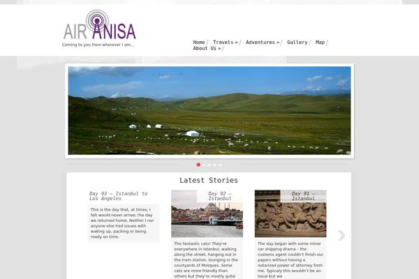 Travelous theme site design template sample