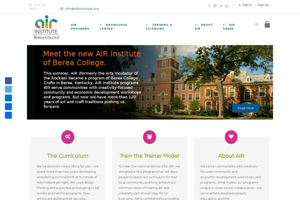 airartsincubator.org site used Clevercourse-v2-04