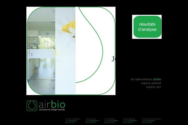 airbio.fr site used Airbio