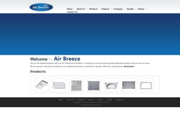 airbreezeindia.com site used Layout