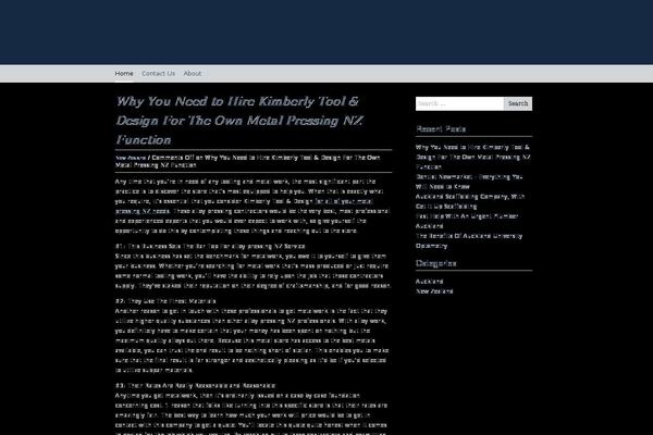 Big City theme site design template sample