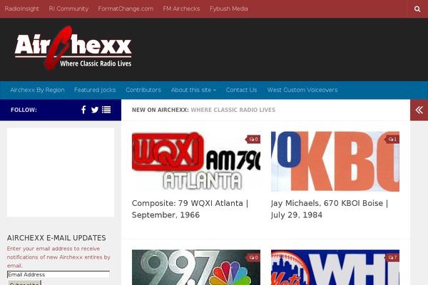 airchexx.com site used Bloglo