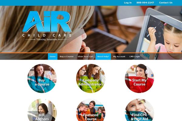 airchildcare.com site used Theonepager-child