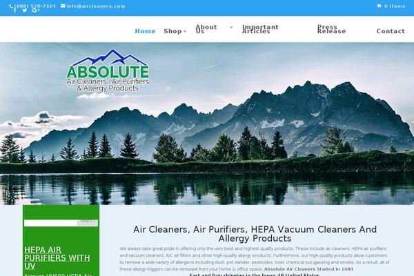 Iceberg theme site design template sample
