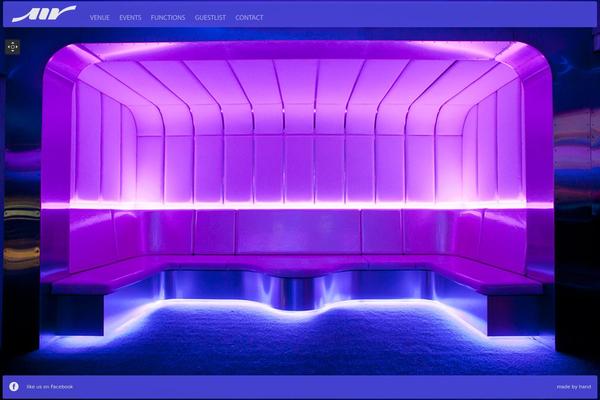 Air theme site design template sample