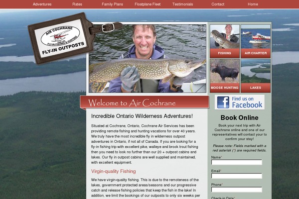 aircochrane.com site used Cas
