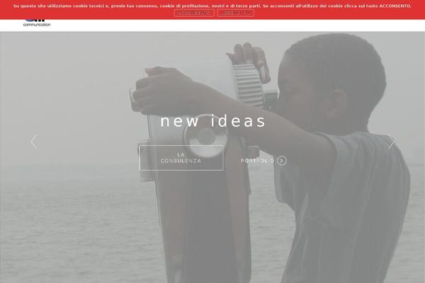 Visia-child theme site design template sample