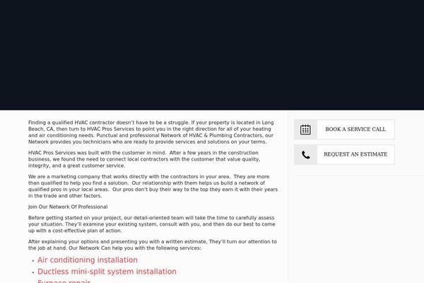 Site using Live Composer Page Builder plugin