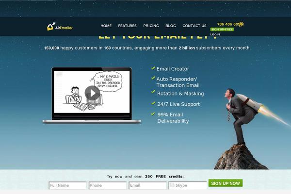 airemailer.com site used Discovery-wp