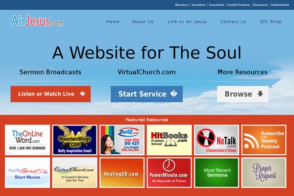 airjesus.com site used Skyblue