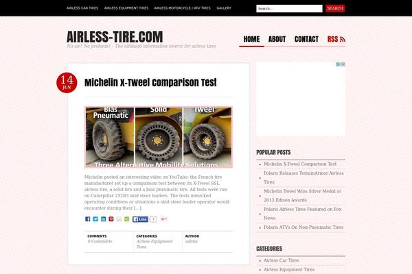 Bueno theme site design template sample