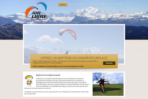 Estetico theme site design template sample