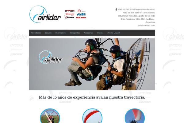 BlackBird theme site design template sample