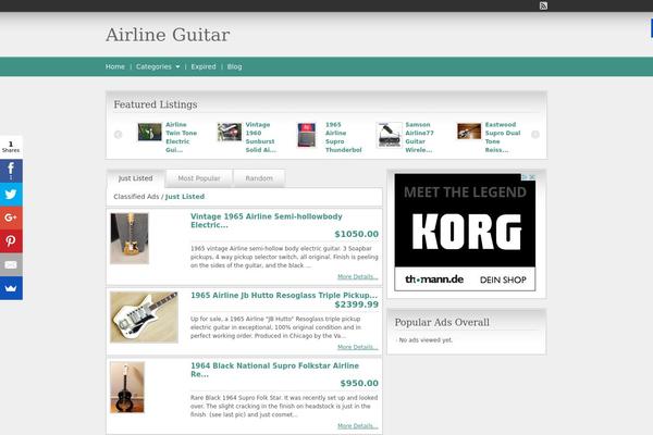 Default theme site design template sample