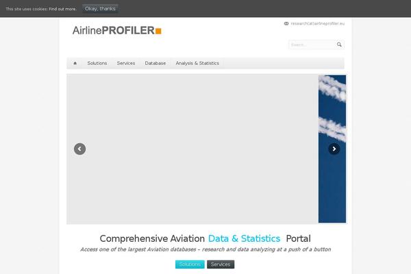 Aqua theme site design template sample