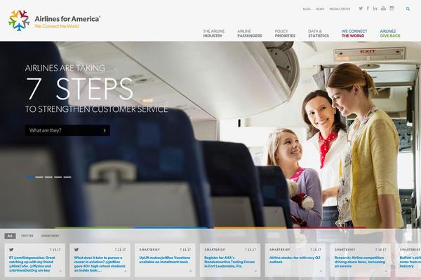 airlines theme websites examples