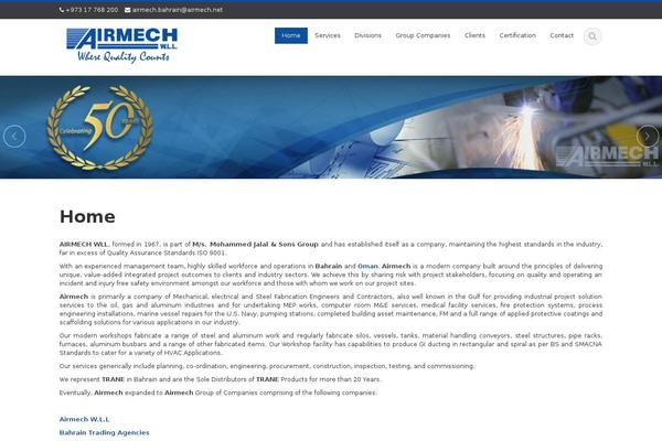 Ascent theme site design template sample