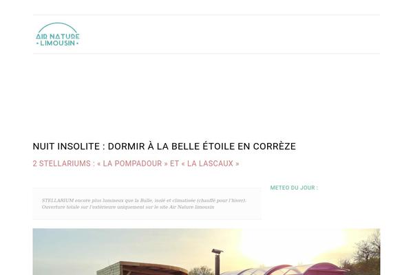 Legenda Child theme site design template sample