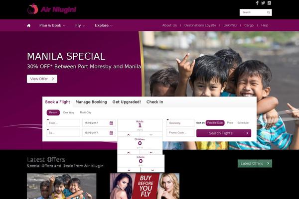 Air theme site design template sample