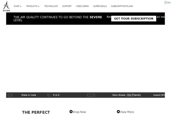 Zota theme site design template sample