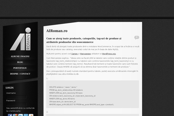Slash theme site design template sample
