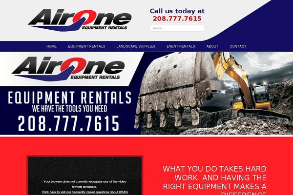 Air theme site design template sample