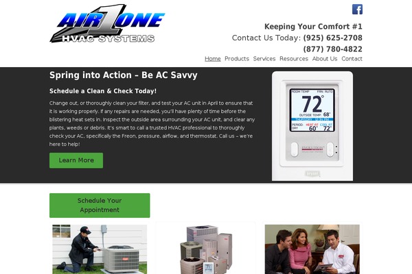 aironehvac.net site used Mastersite-layout1