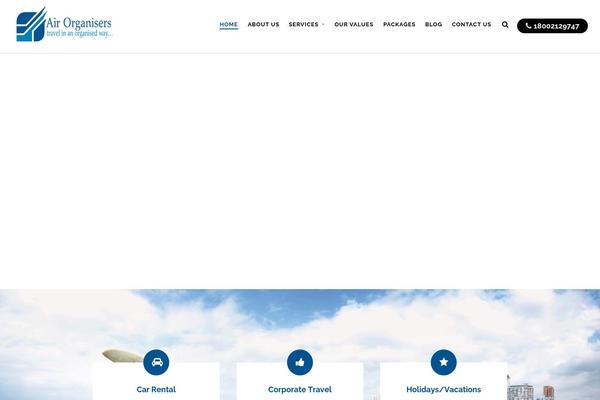Altair theme site design template sample