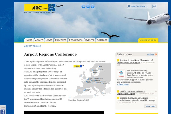 Arc theme site design template sample