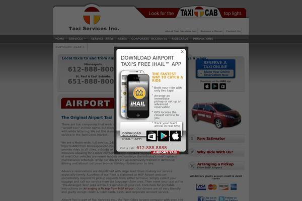 airporttaxicabs.com site used Moderncars