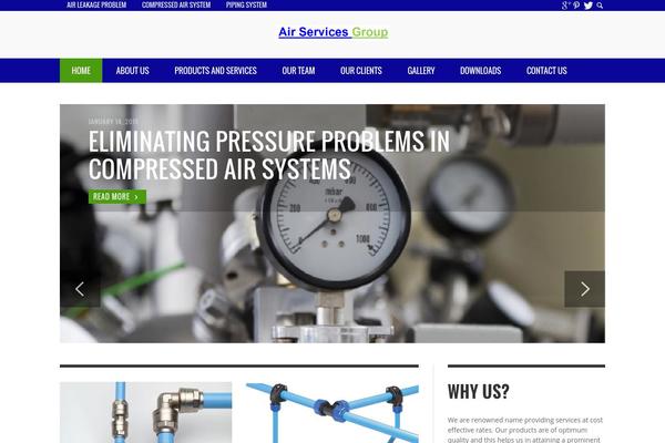 PRESSO theme site design template sample