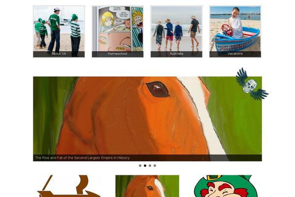 Parallax theme site design template sample