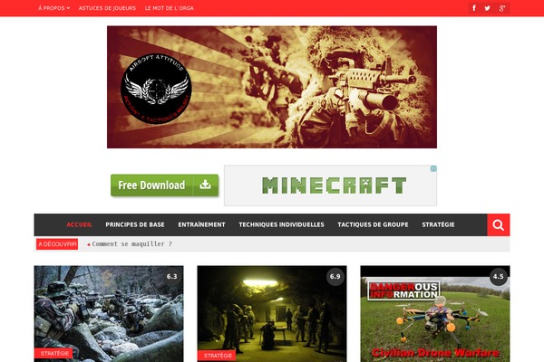 Storm theme site design template sample
