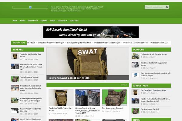 Allegro theme site design template sample
