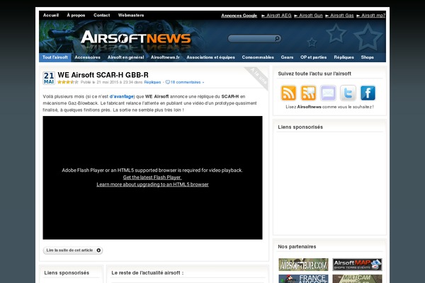 airsoftnews.fr site used Extendednews