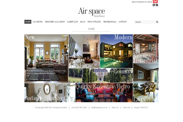 Boilerplate theme site design template sample