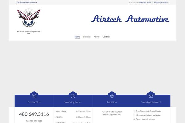 Site using Vamtam-push-menu plugin