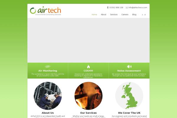 Airtech theme site design template sample