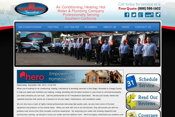 airtemperaturespecialists.com site used Airtemperature