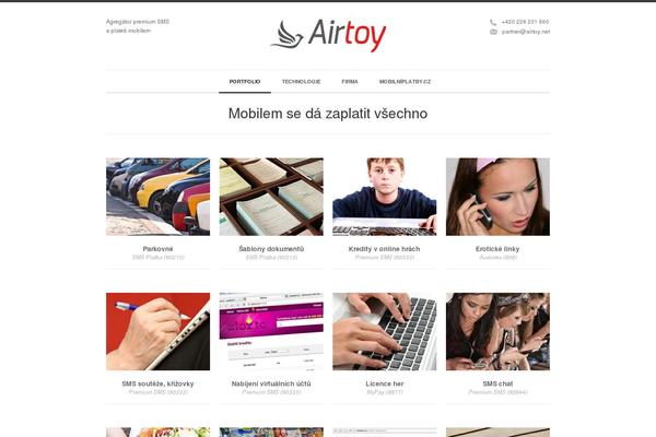 airtoy.cz site used Goodwork