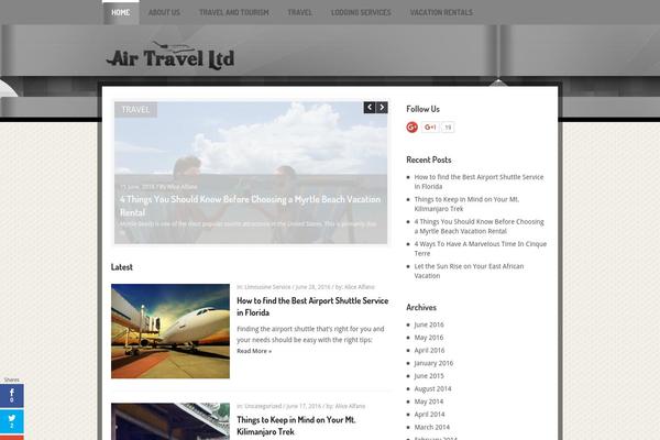 Hotnews theme site design template sample