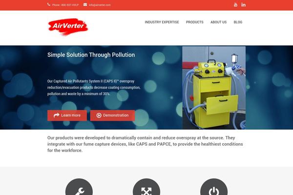 Invention theme site design template sample