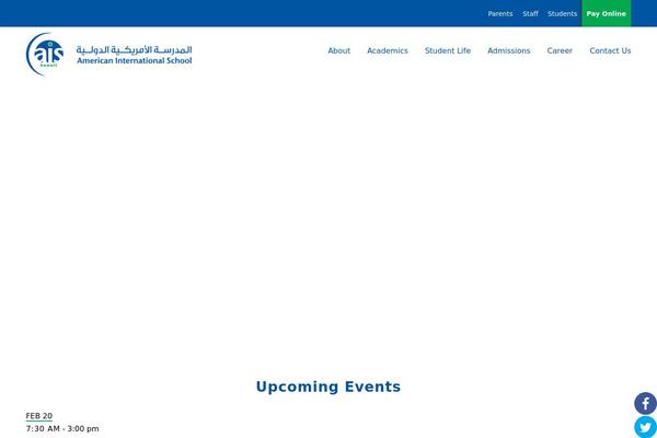 Ais theme site design template sample