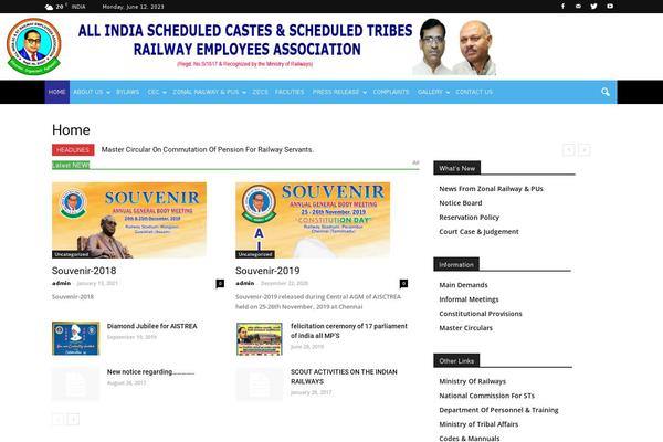 Site using Awesome Weather Widget plugin
