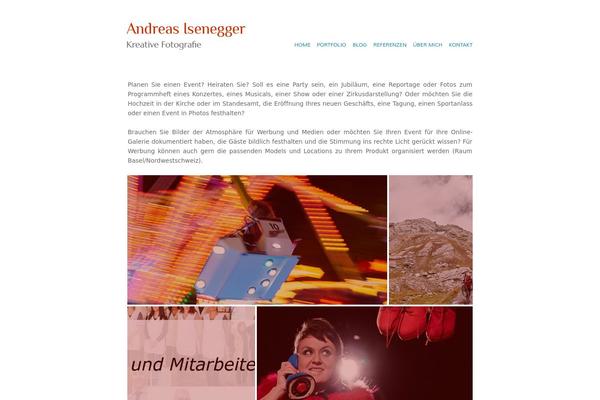 AutoFocus theme site design template sample