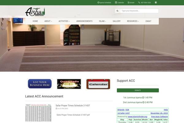 NativeChurch theme site design template sample