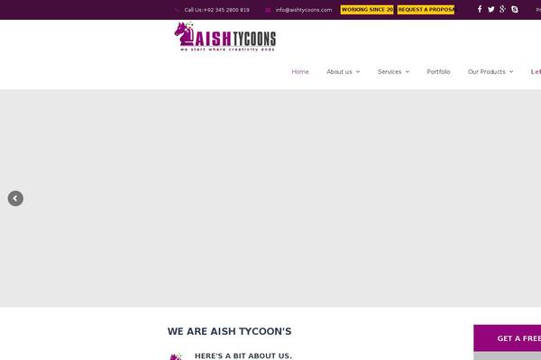 TheFox theme site design template sample