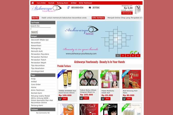Minimarket theme site design template sample