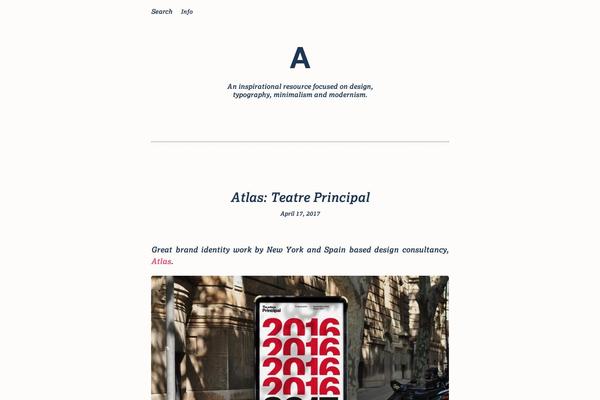Blask theme site design template sample