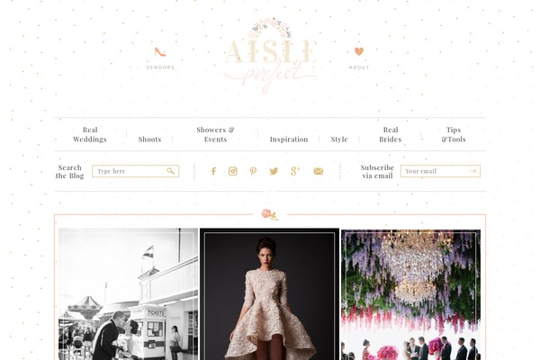 aisle theme websites examples